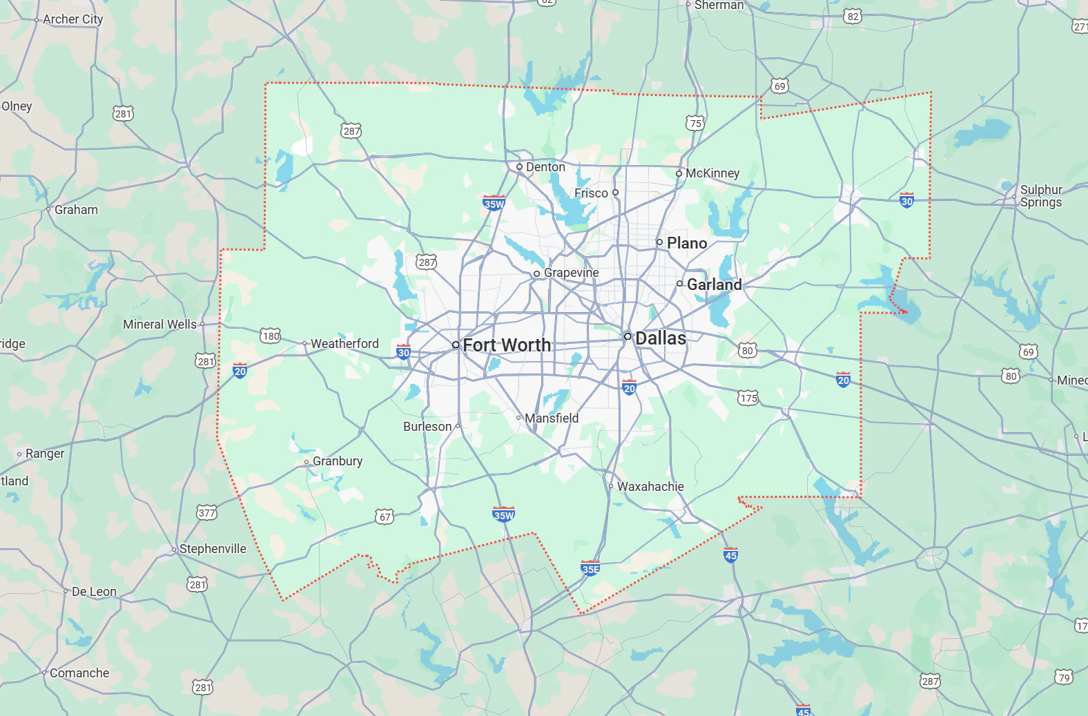Dallas Fort Worth Metropolitan